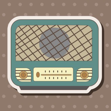 radyo Tema öğeleri vektör, eps