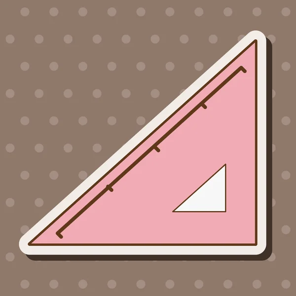 Вектор элементов темы стационарного треугольника, eps — стоковый вектор