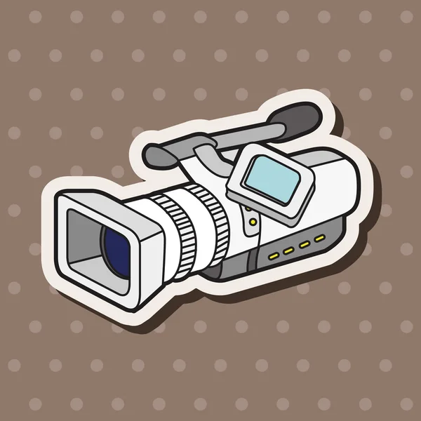 Video camera theme elements vector,eps — Stock Vector