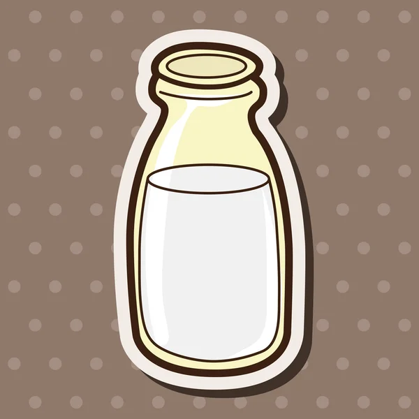 Elementi del tema del latte vettore, eps — Vettoriale Stock