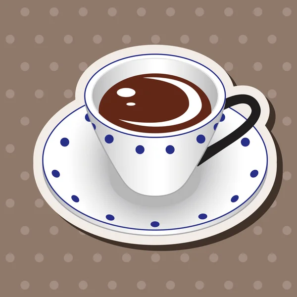 Café tema elementos vector, eps — Vector de stock