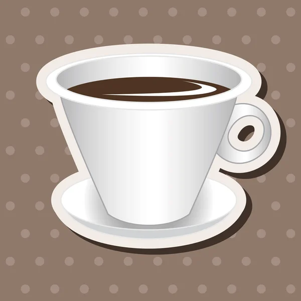 コーヒー テーマ要素ベクトル、eps — ストックベクタ