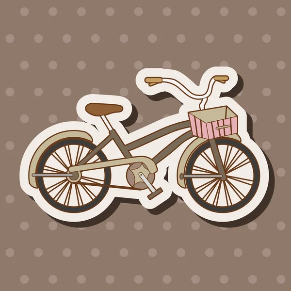 Transportation bike theme elements vector,eps — Stock Vector