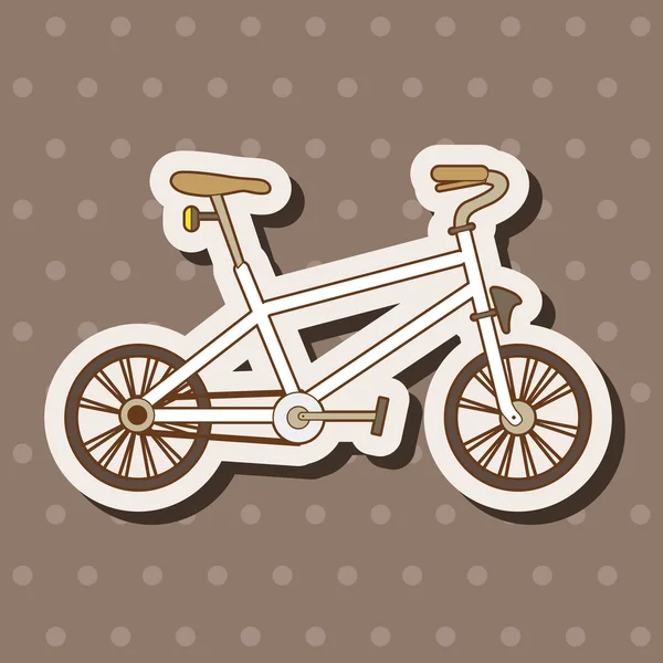 Transporte bicicleta tema elementos vector, eps — Wektor stockowy