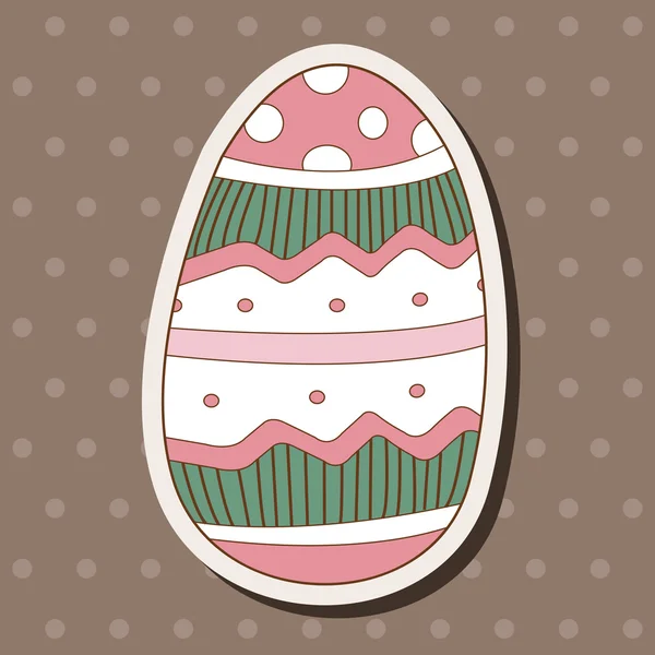 Ζωγραφική αυγό θέμα του φορέα και στοιχεία Πάσχα eps — Διανυσματικό Αρχείο