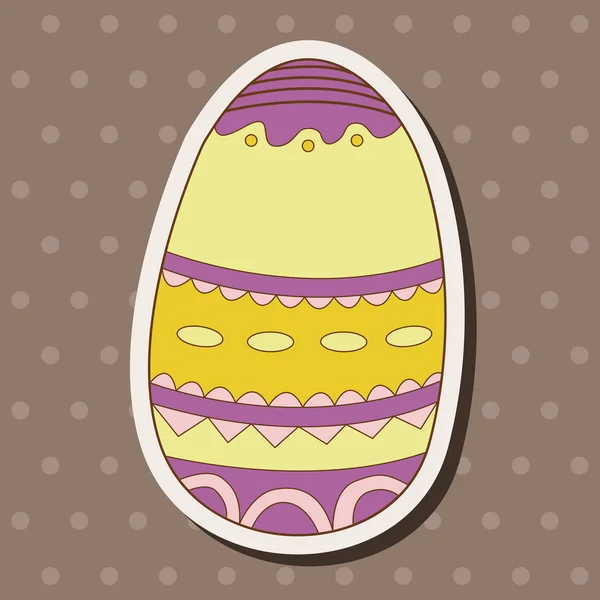 Pascua pintura huevo tema elementos vector, eps — Vector de stock