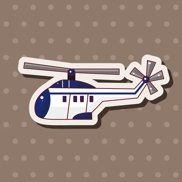 Helicopter theme element vector,eps — Stock Vector