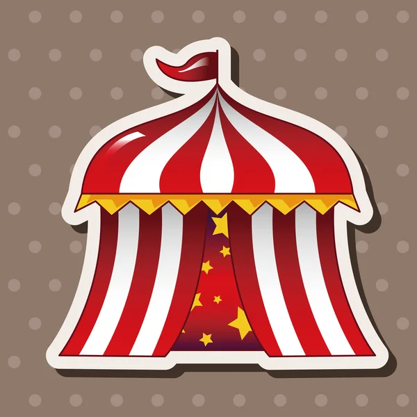 Circus tent theme elements vector,eps — Stock Vector