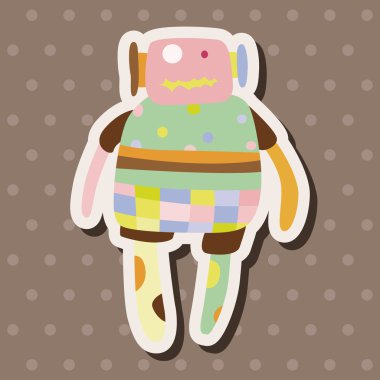 机器人主题元素矢量、 eps