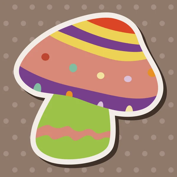 Mushroom cartoon theme elements vector,eps — Stock Vector