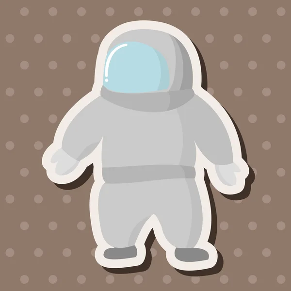 Astronaute spatial éléments thème vecteur, eps10 — Image vectorielle