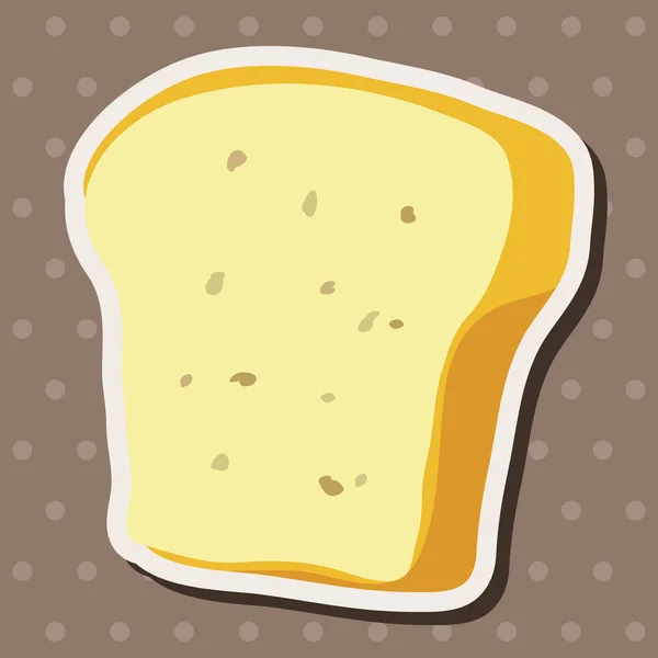 Elementos de tema de pan — Vector de stock