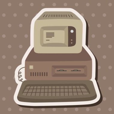 bilgisayar Tema öğeleri vektör, eps