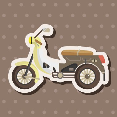 ulaşım motor Tema öğeleri vektör, eps