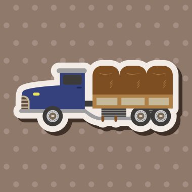 kamyon Tema öğeleri vektör, eps