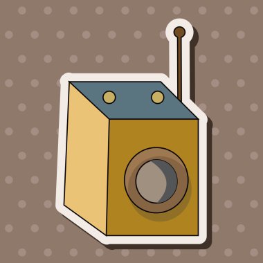 radyo Tema öğeleri vektör, eps