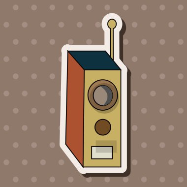 radyo Tema öğeleri vektör, eps