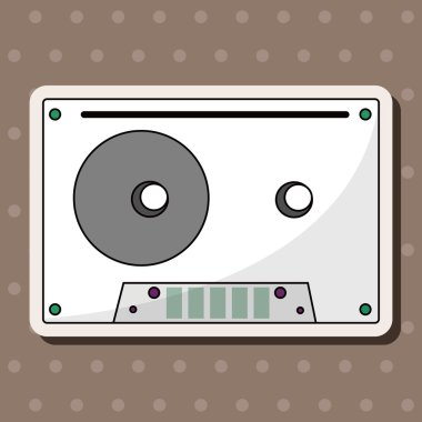 Audio thema elementen vector, eps