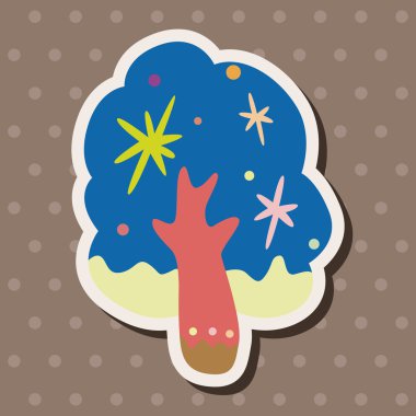 ağaç Tema öğeleri vektör, eps