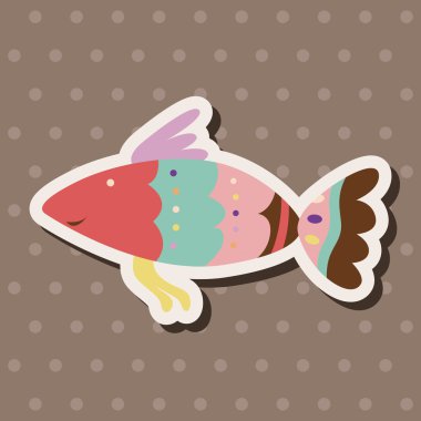 Balık Tema öğeleri vektör, eps