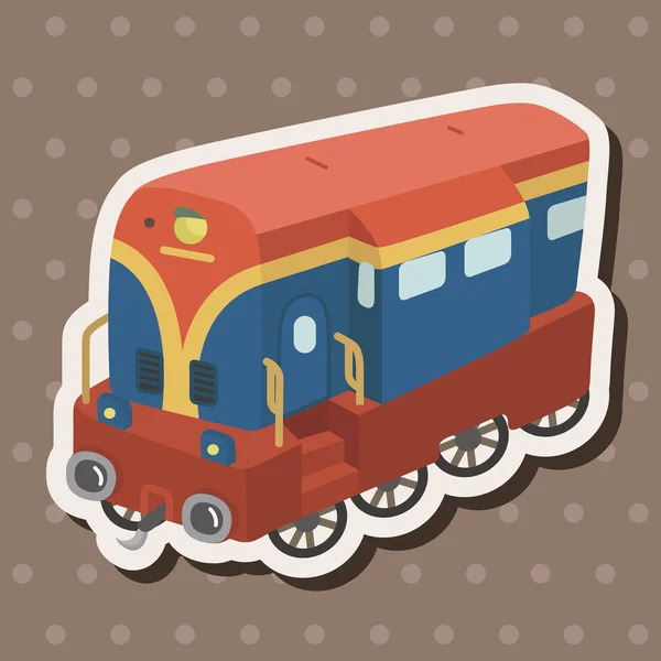 Transporte tren tema elementos vector, eps — Vector de stock