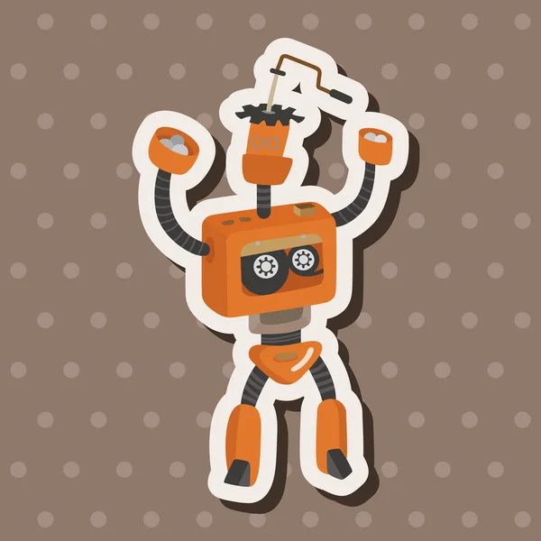 Robot thème éléments vecteur, eps — Image vectorielle