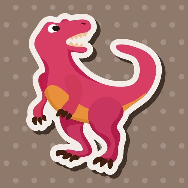 Dinosaur cartoon thema elementen vector, eps — Stockvector