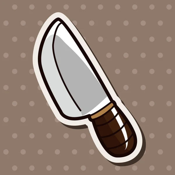 Utensilios de cocina cuchillo tema elementos vector, eps — Archivo Imágenes Vectoriales