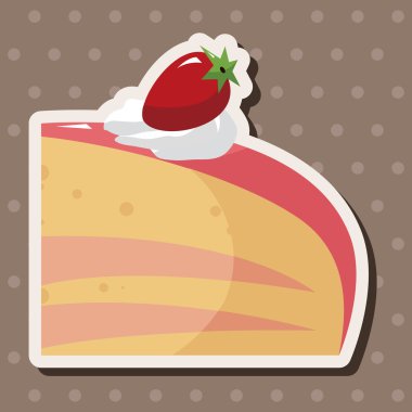 Dekorasyon kek Tema öğeleri vektör, eps10