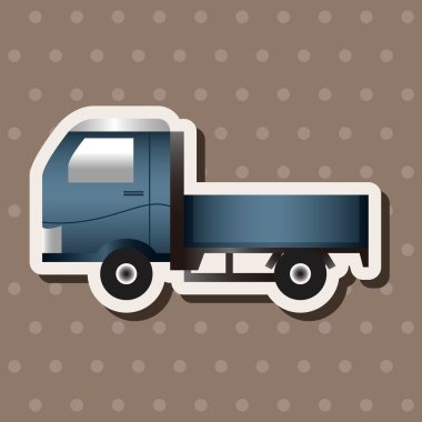 kamyon Tema öğeleri vektör, eps