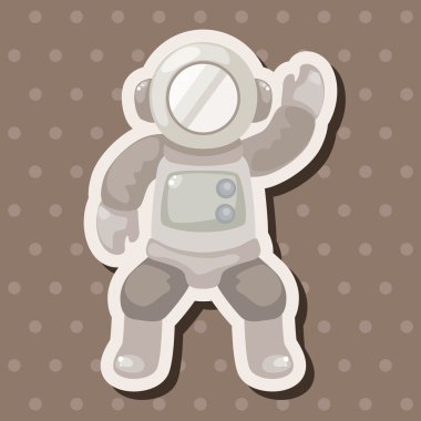 Spaceman Tema öğeleri vektör, eps