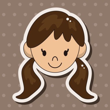 yüz chatacter Tema öğeleri vektör, eps