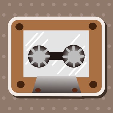Audio thema elementen vector, eps
