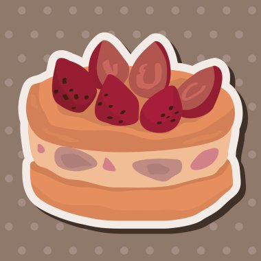 Dekorasyon kek Tema öğeleri vektör, eps10