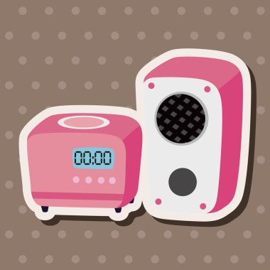 radyo Tema öğeleri vektör, eps