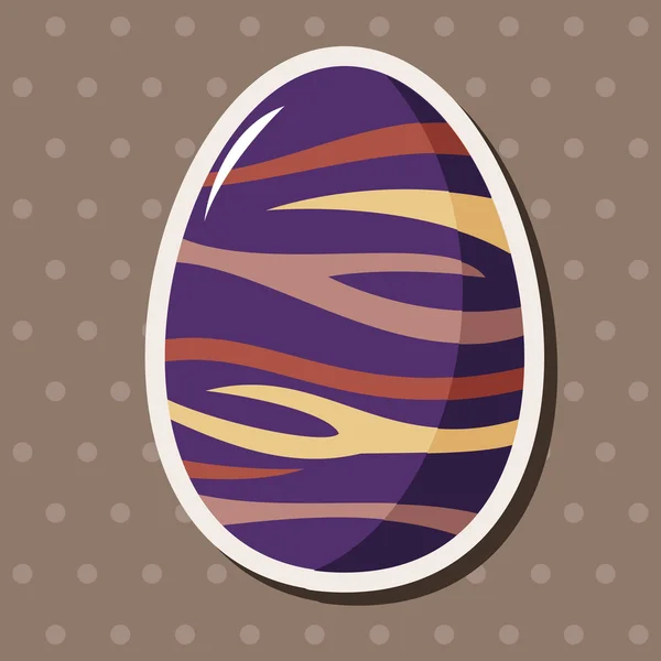 Pâques oeuf thème éléments fond, eps10 — Image vectorielle