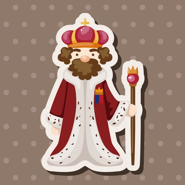 Royal theme king elements vector, eps — стоковый вектор