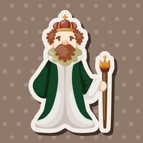 Royal theme king elements vector, eps — стоковый вектор