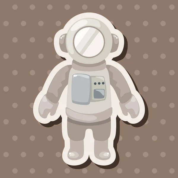 Spaceman thema elementen vector, eps — Stockvector