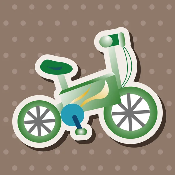 Transporte bicicleta tema elementos vector, eps — Wektor stockowy