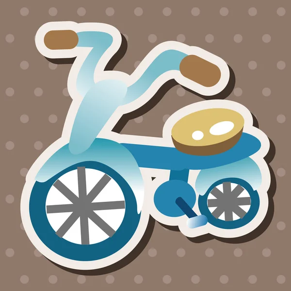 Transporte bicicleta tema elementos vector, eps — Wektor stockowy