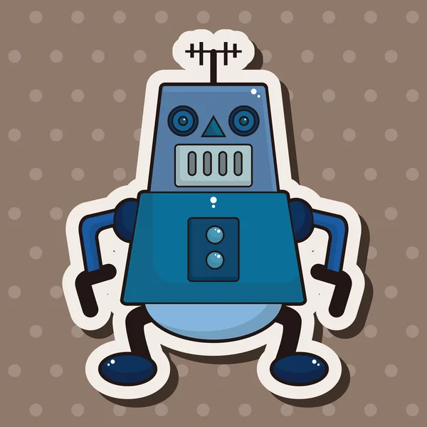 ロボット テーマの要素のベクトル、eps — ストックベクタ