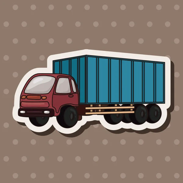 Camion elementi a tema vettore, eps — Vettoriale Stock
