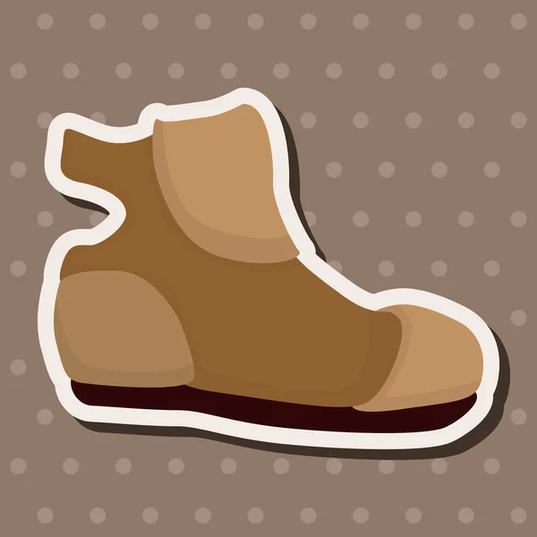 靴のスタイルのテーマの要素のベクトル、eps — ストックベクタ