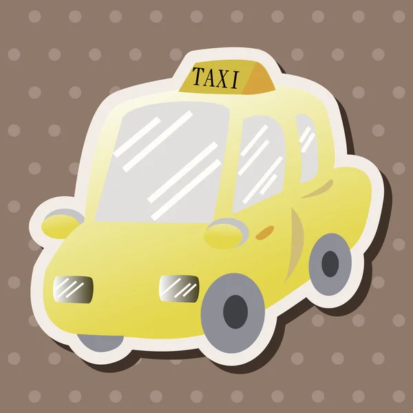 Transportation car taxi theme elements vector,eps — Stock Vector