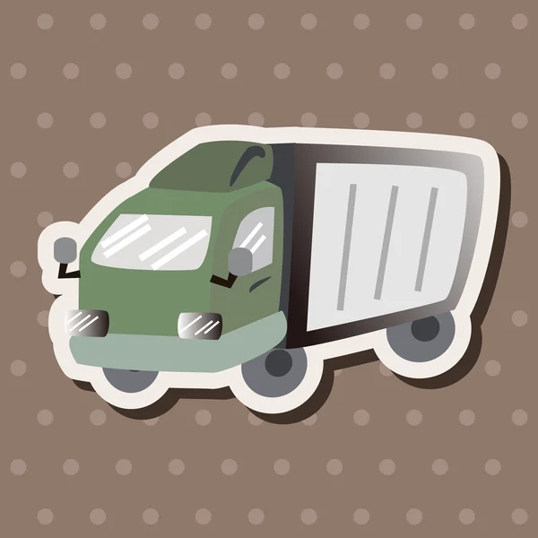 Transporte carro caminhão tema elementos vetor, eps — Vetor de Stock