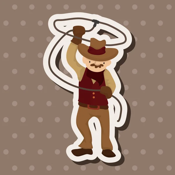 Cowboy thema elementen vector, eps — Stockvector