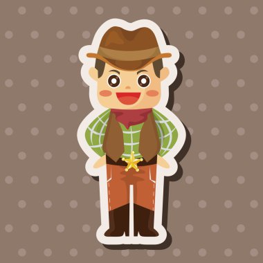 kovboy Tema öğeleri