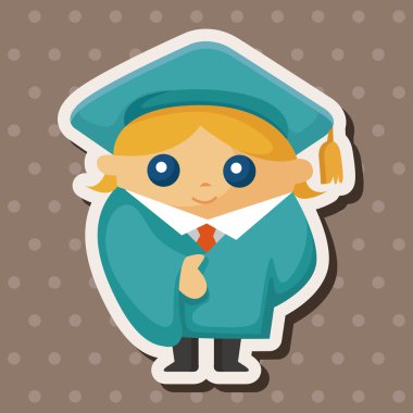 Öğrenci çizgi film Tema öğeleri