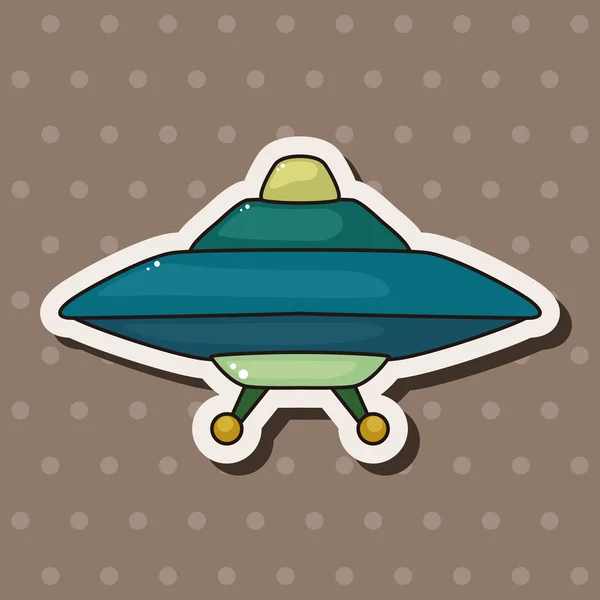 UFO thema-elementen — Stockvector